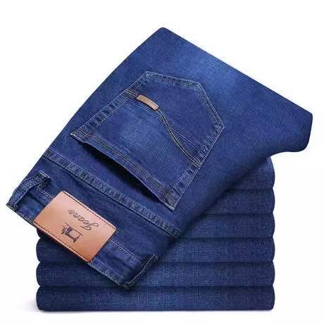 Summer Fashion Brand Clothing Slim Men Business Casual Jeans 2023 Man