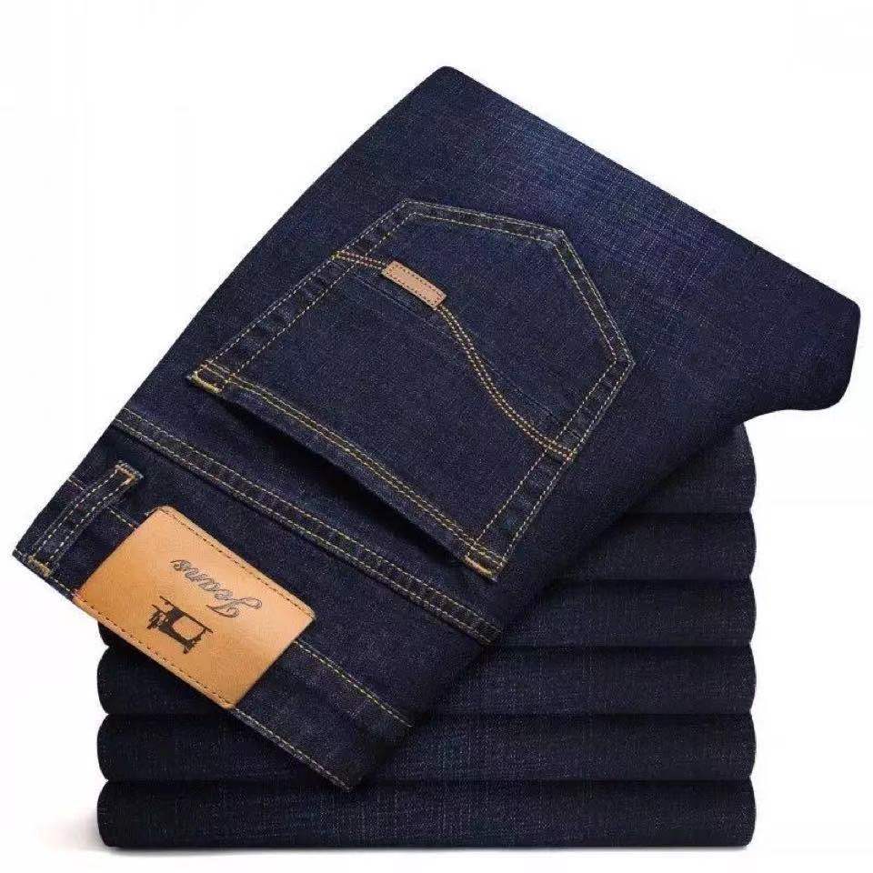 Summer Fashion Brand Clothing Slim Men Business Casual Jeans 2023 Man