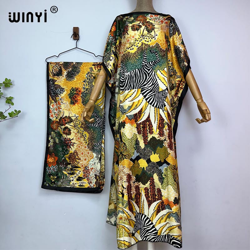 Dress Length:130cm Bust:130cm New Fashion dresses Bazin Print Dashiki Women Long Blouse Yomadou Color Pattern oversize